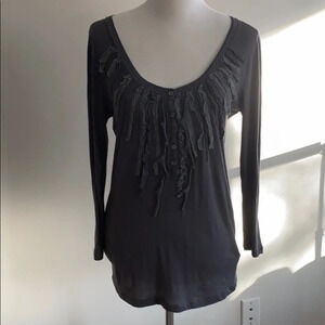 •J Crew• Ruffled Top NWOT